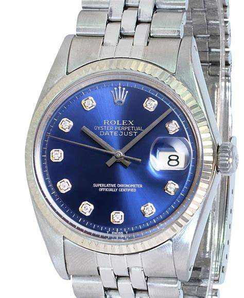 rolex 1601 diamond dial|Rolex datejust ref 1601.